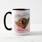 Pet Memorial Photo Coffee Tasse (Links)