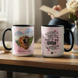 Pet Memorial Photo Coffee Tasse
