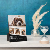 Pet Memorial Photo Collage Fotoplatte (Seite)