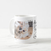 Pet Memorial Photo  Kaffeetasse (Vorderseite Links)
