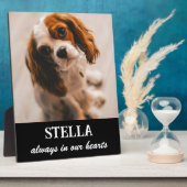 Pet Memorial Picture Plaque Fotoplatte (Seite)
