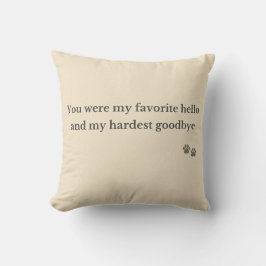 Pet Memorial Pillow – Favorite Hello Kissen