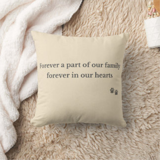 Pet Memorial Pillow – Forever Family Kissen