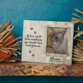 Pet Memorial Plaque Fotoplatte (Seite)