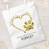 Pet Memorial Seed Packung Paw Print Heart Sonnenbl Geschenktütchen