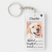 Pet Memorials Keepake Dog Schlüsselanhänger (Vorderseite)