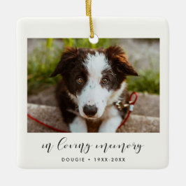 Pet-Morial in Love-Memory-Foto Keramikornament