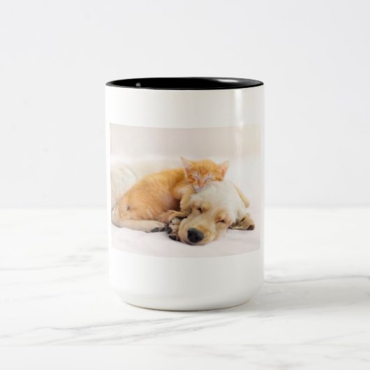 Pet Mug Zweifarbige Tasse (Mittel)