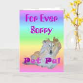 Pet Pal Karte (Gelbe Blume)