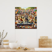 Pet Party Poster (Küche)