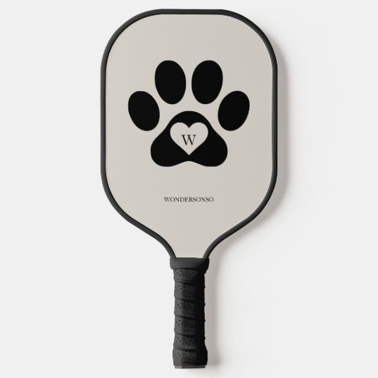 pET pAW dOG cAT Pickleball Schläger (Vorderseite)