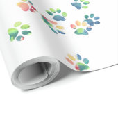 Pet Paw druckt überall Geschenkpapier (Rolleneckpunkt)