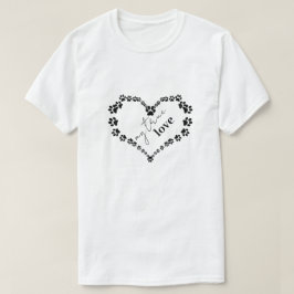 Pet Paw Heart | Meine wahre Liebe T-Shirt