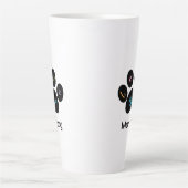 Pet Paw Hund / Katze Liebe Sie Mommy Latte Tasse (Vorderseite)