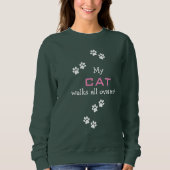 Pet Paw Prints Design Clothing Sweatshirt (Vorderseite)