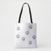 PET paws animal PATH YOUR NAME Tasche (Vorderseite)