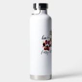 Pet Paws haben sich ein zorniges Weihnachtsfest Trinkflasche (Rechts)