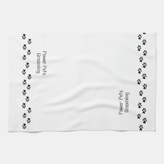 Pet Paws individuell anpassbare Handtücher (Horizontal)