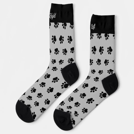 Pet Paws Mustersocken Socken (Linkes Detail)