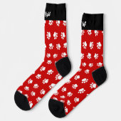 Pet Paws Mustersocken Socken (Linkes Detail)