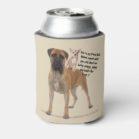"Pet Peeves" Dosenkühler (Kanne Rückseite)