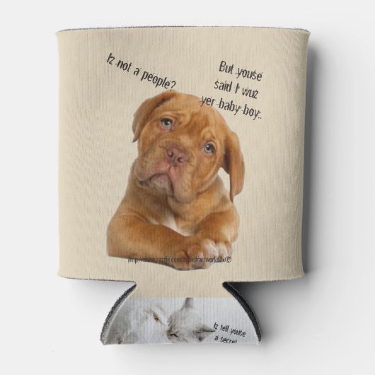 "Pet Peeves" Dosenkühler (Vorderseite)