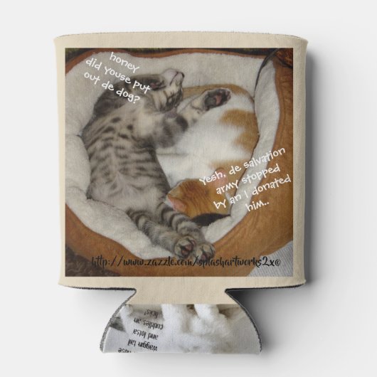 "Pet Peeves" Dosenkühler (Rückseite)