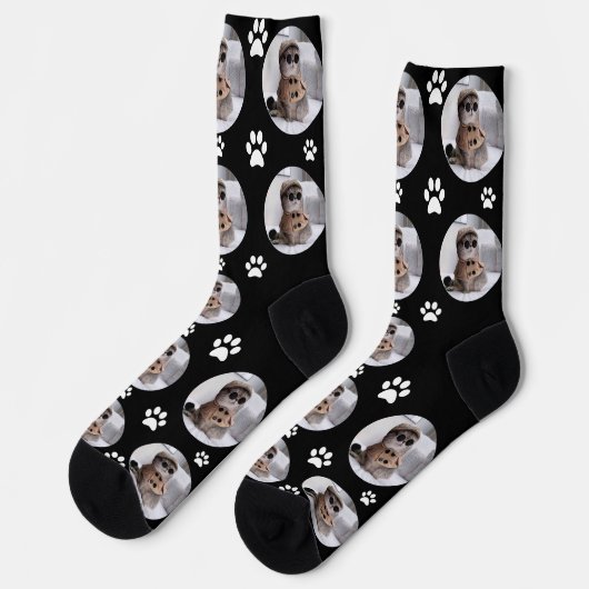 Pet Pet Pet Piss Pace Black Socken (Linkes Detail)