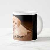 Pet phot personalisierte Brauch. Jumbo-Tasse (Vorderseite Rechts)