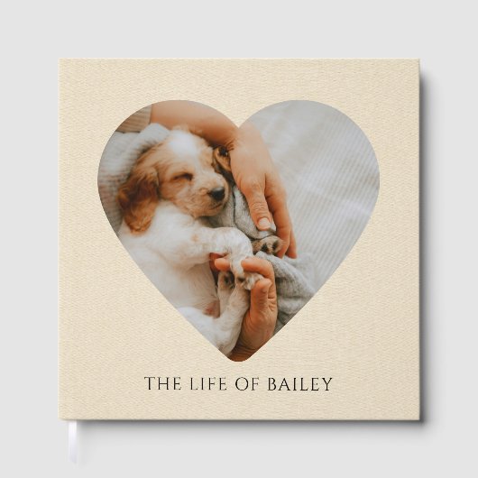 Pet Photo Album Book Gästebuch (Vorderseite)
