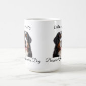   Pet Photo Bernese Mountain Dog  Personalize Verwandlungstasse (Zentrum)