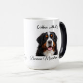   Pet Photo Bernese Mountain Dog  Personalize Verwandlungstasse (VorderseiteRechts)