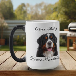   Pet Photo Bernese Mountain Dog  Personalize Verwandlungstasse