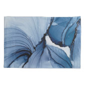 Pet photo - blue ink kissenbezug (Rückseite)