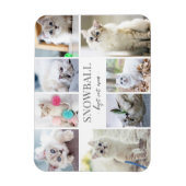 Pet Photo Collage Magnet (Vertikal)