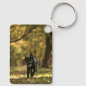 Pet Photo Keychain Custom Two Photo Double Sided Schlüsselanhänger (Rückseite)