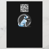 Pet Photography Session Flyer With QR Code & Tear‑ (Hinten)