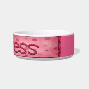 Pet Pink Princess Dog Wasserschüssel oder Food Dis Napf
