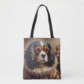 Pet Portrait Hamlet Cavalier King Charles Spaniel Tasche (Vorderseite)