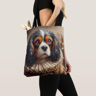 Pet Portrait Hamlet Cavalier King Charles Spaniel Tasche