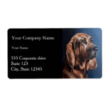 Pet Portrait Painting Return Address Labels