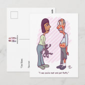 Pet Postkarte (Vorne/Hinten)