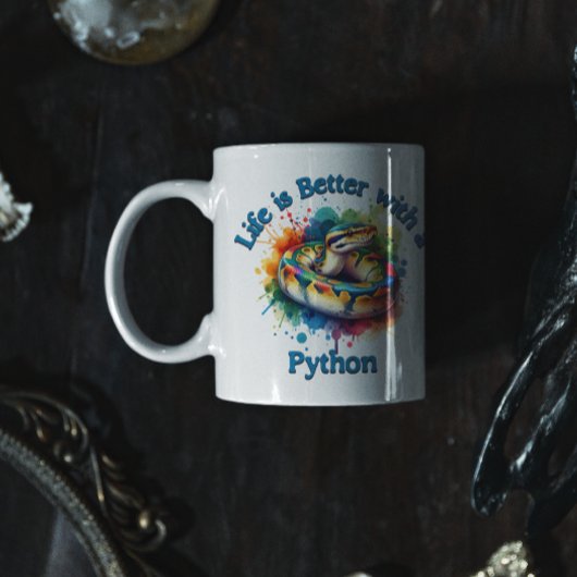 Pet Python Pet Lover Kaffee Drink Reptile Kaffeetasse