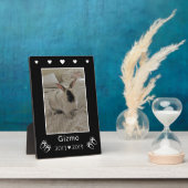 Pet Rabbit Loss | Gedenkstätte für Sonnendrucks Fo Fotoplatte (Seite)