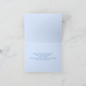 Pet Rainbow Bridge Custom Sympathy Card Karte (Innenseite)