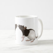 Pet Rat Painting Kaffeetasse (VorderseiteRechts)
