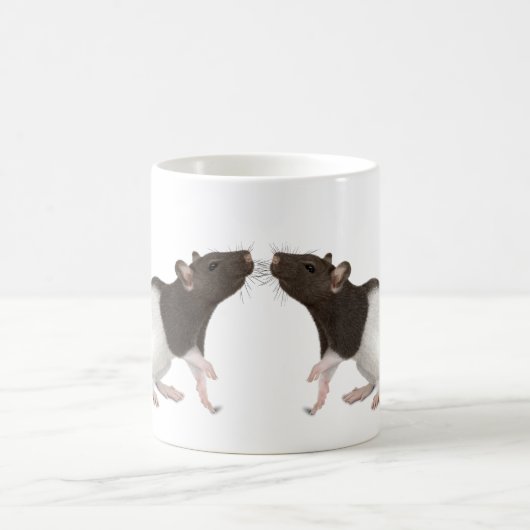 Pet Rat Painting Kaffeetasse (Mittel)