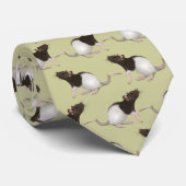 Pet Rat Painting Krawatte (Gerollt)