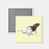Pet Rat Painting Magnet (Vorderseite/Rückseite)
