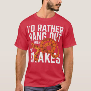 Pet Reptile Lover Funny Snake Lover Tierschlange T-Shirt